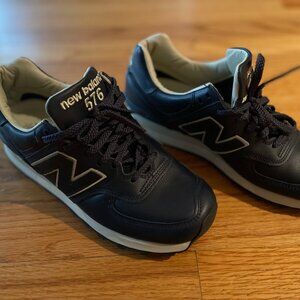New Balance 576 Leather MADE IN UK ENGLAND Navy Cement OU576LKK Sky Captain